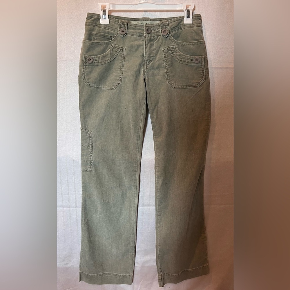 Corduroy Pants Anthropologie Daughters of the Liberation Size Small Wide-Leg